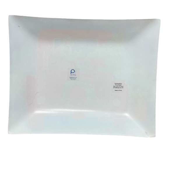 NWOT Prima Design Christmas Glass Plate - Picture 2 of 6